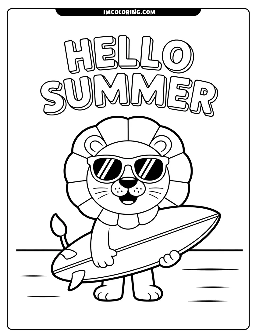 Lion Coloring Pages