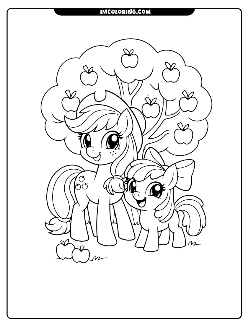Applejack Coloring Pages