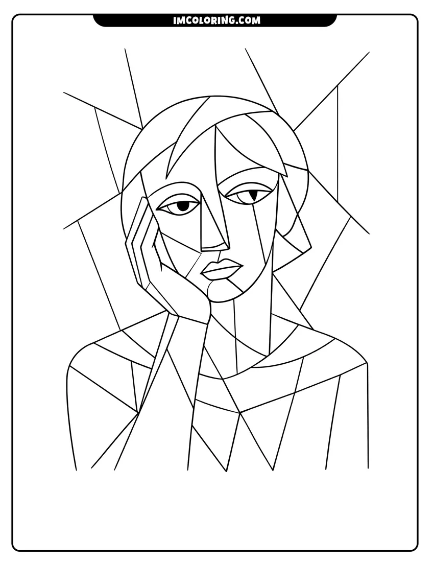 Abstract Coloring Pages
