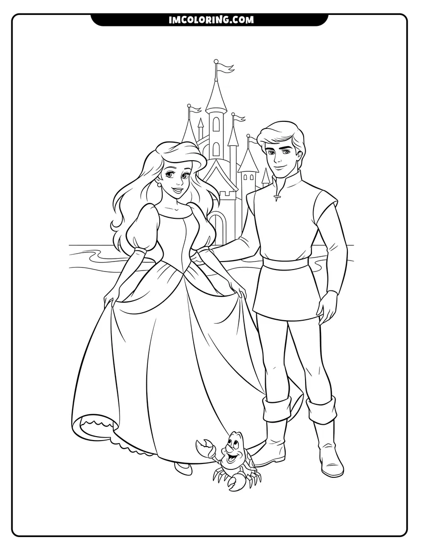 Ariel Coloring Pages