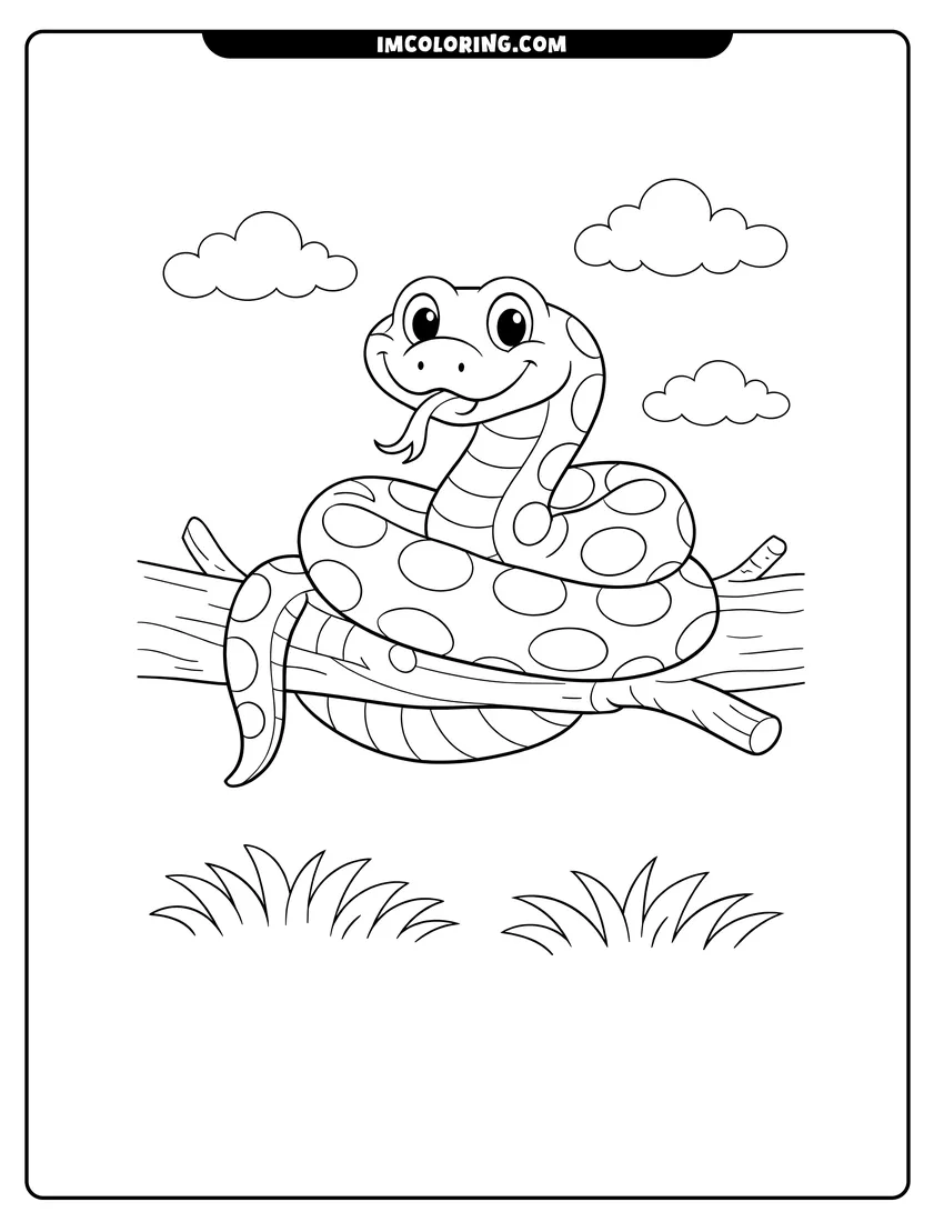 Anaconda Coloring Pages