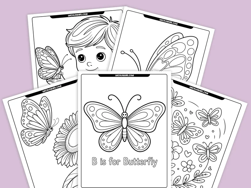 Butterfly Coloring Pages