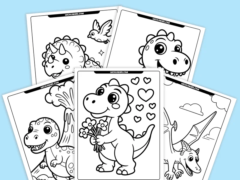 Dinosaur Coloring Pages