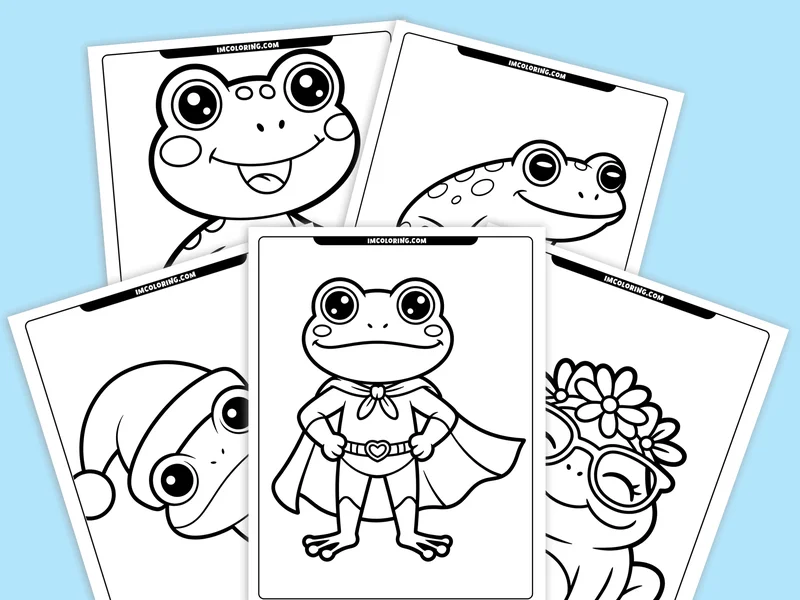 Frog Coloring Pages