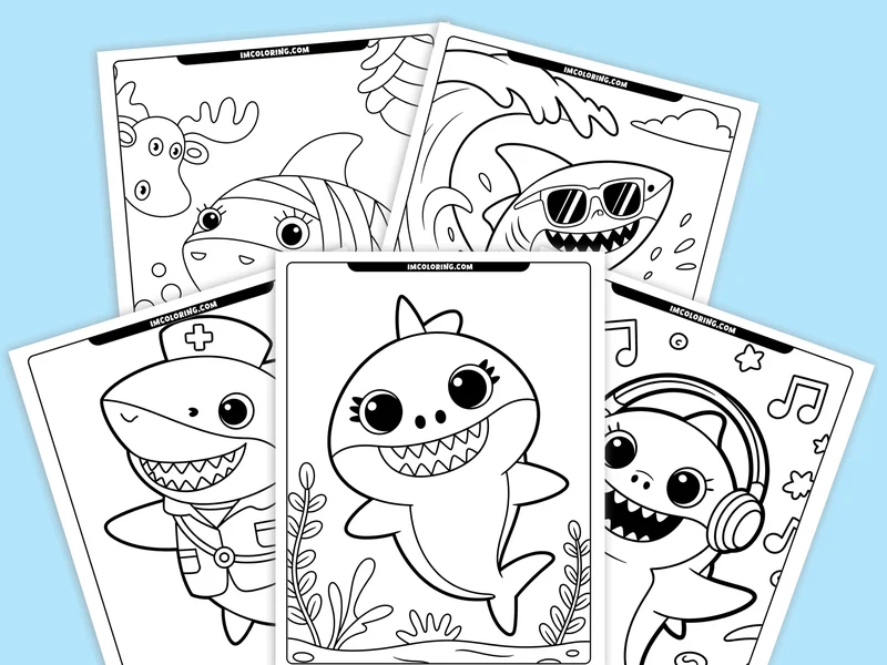 Shark Coloring Pages